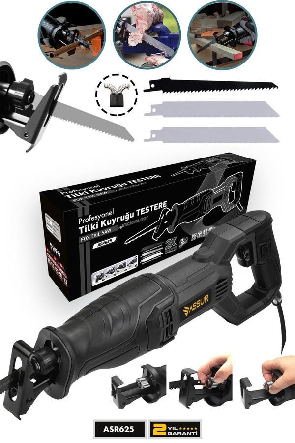 Assur 750W Bakır Sargılı 6 Kademe Devir Ayarlı Tilki Kuyruğu Testere - Image 1