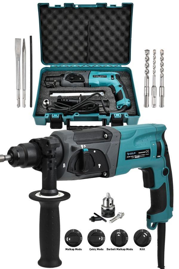 Assur 850W Darbeli Metal Şanzıman Kırıcı Delici Hilti Matkap - Image 1