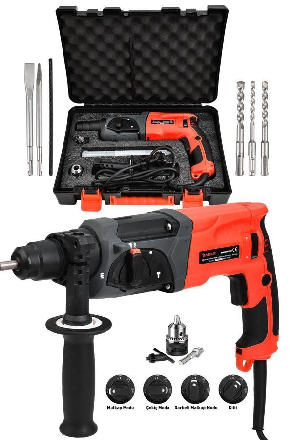 Assur 850W Darbeli Metal Şanzıman Kırıcı Delici Hilti Matkap - Image 1