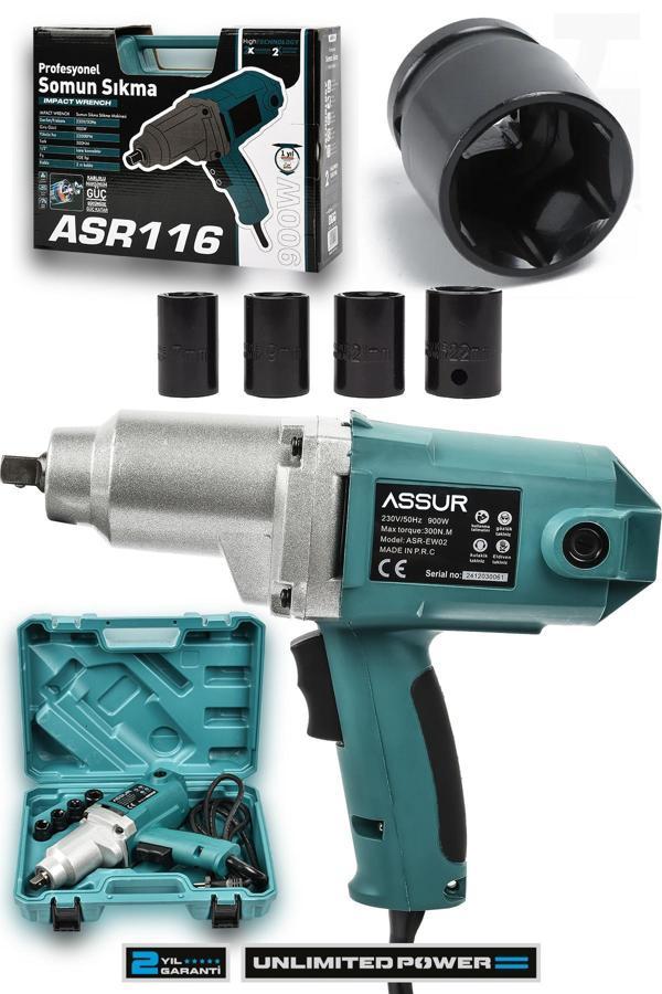 Assur Elektrikli 900W 300Nm Somun Sıkma Sökme Makinesi - Image 1