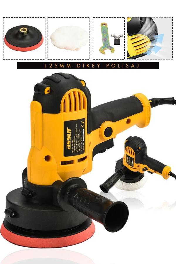 Assur 450W Elektrikli 125MM Dikey Polisaj Zımpara Makinesi - Image 1