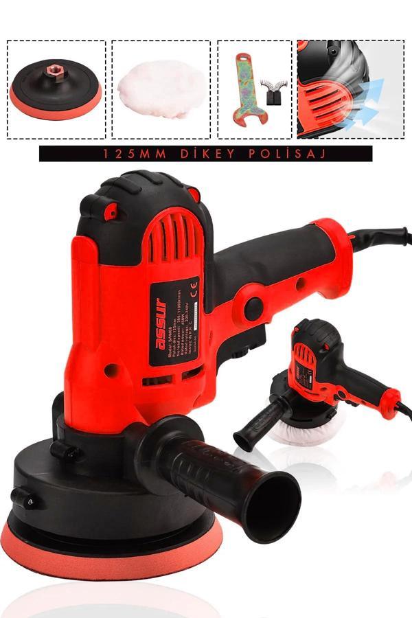 Assur 450W Elektrikli 125MM Dikey Polisaj Zımpara Makinesi - Image 1