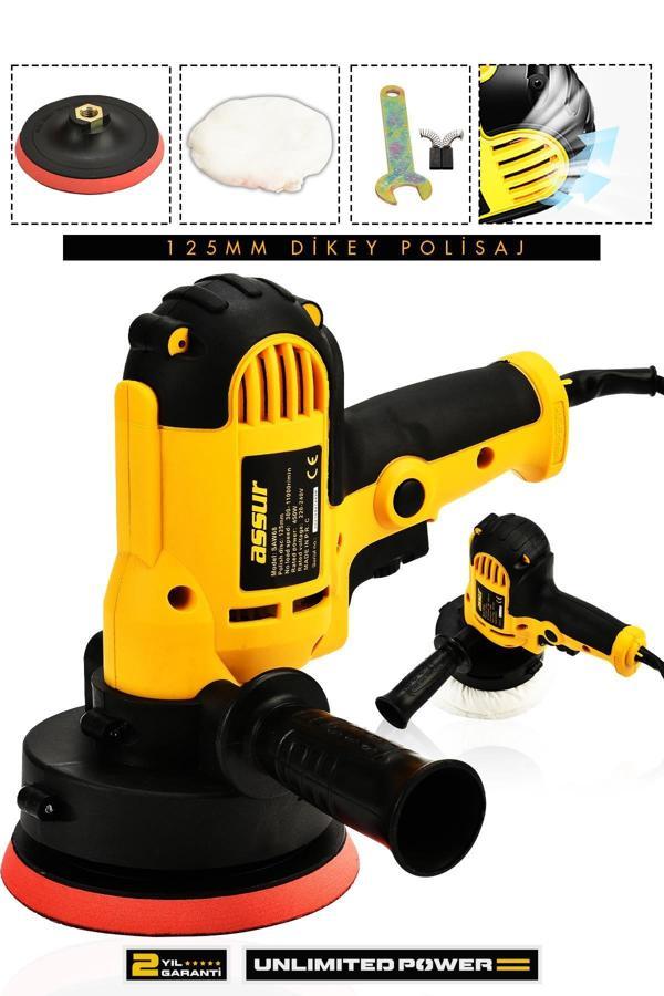 Assur 450W Elektrikli 125MM Dikey Polisaj Zımpara Makinesi - Image 1
