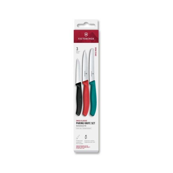 Victorinox 6.7116.34C1 Swiss Classic 3lü Bıçak Set, Renkli - Image 1