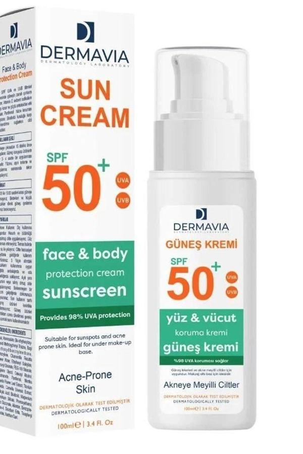 Viapecia Dermavia Güneş Kremi Akne Spf50 100 Ml - Image 1