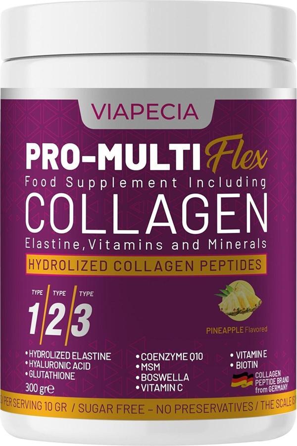 Viapecia Pro-Multiflex Toz Ananas Aromalı 300 Gr - Image 1
