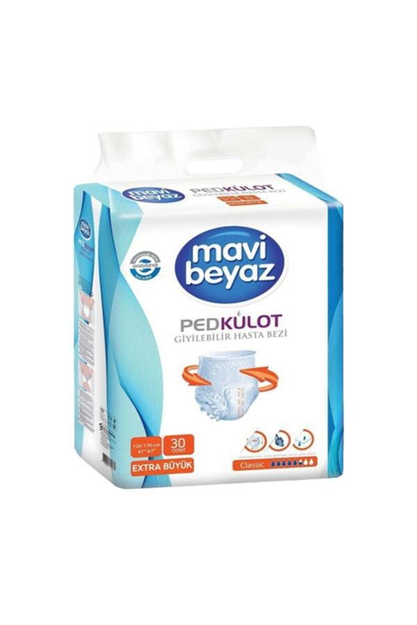 Mavi Beyaz Külot Tipi Xl Hasta Bezi - Image 1