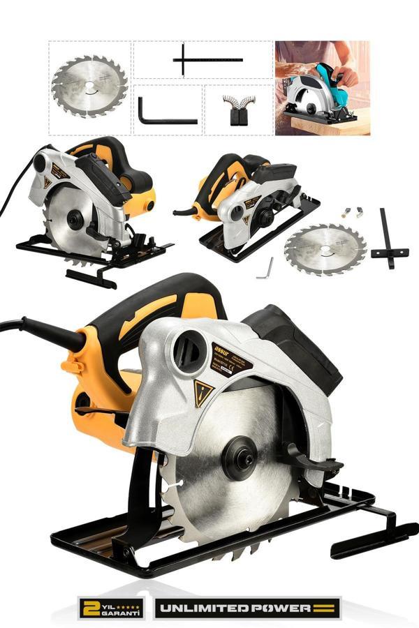 Assur 1400W Elektrikli Sunta Kesme 185 Mm Daire Testere - Image 1