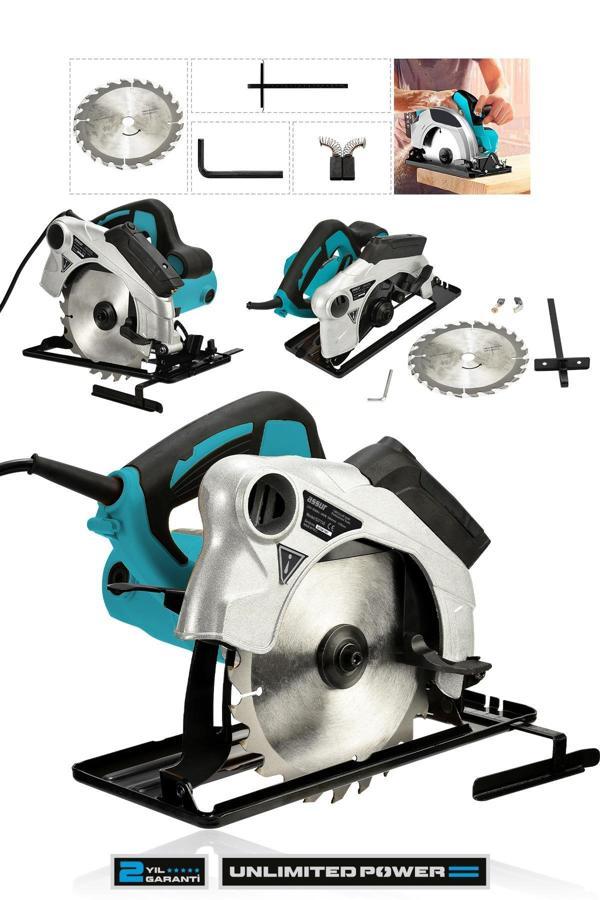 Assur 1400W Elektrikli Sunta Kesme 185 Mm Daire Testere - Image 1