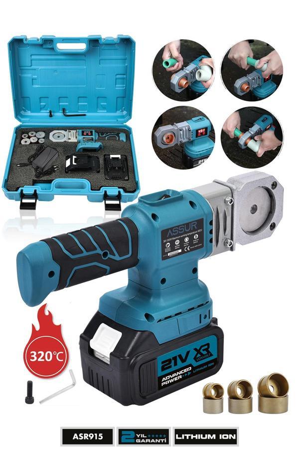 Assur 21V Çift Akülü 320°C Boru Kaynak Makinesi - Image 1