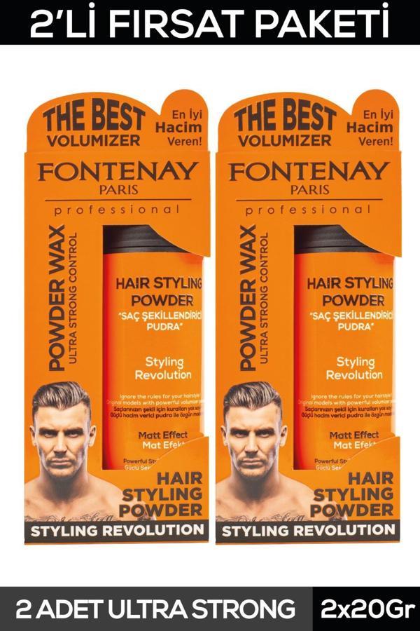 FONTENAY SAÇ ŞEKİLLENDİRİCİ PUDRA TOZ WAX ULTRA STRONG 20GR X2 - Image 1