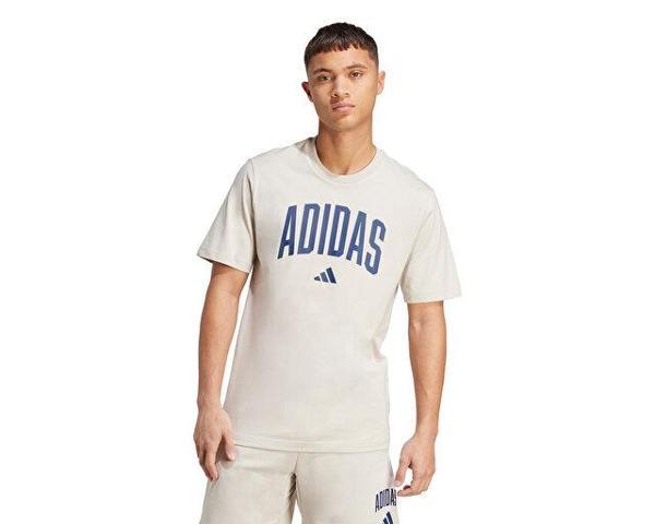 Adidas M Collegiate T Erkek Günlük Tişört JM6415Gri - Image 1