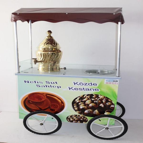 Cemko Tekerlekli Közde Kestane Ve Sahlep Tezgahı (Model Diyarbakır) - Image 1