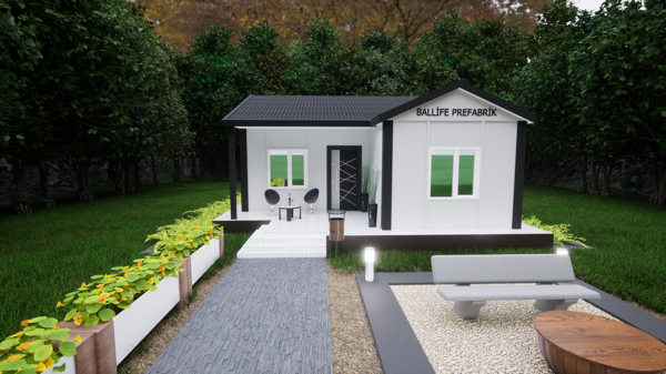 BALLİFEPREFABRİK 54 M2 STANDART PREFABRİK KONUT - Image 1