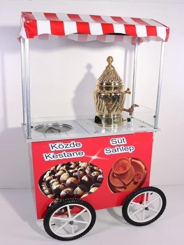 Cemko Tüplü Sahlep Ve Közde Kestane Arabası (Model Bismil) - Image 1