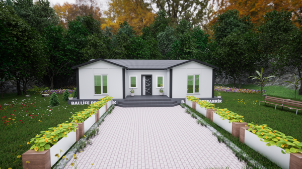 BALLİFEPREFABRİK 73 M2 STANDART PREFABRİK KONUT - Image 1