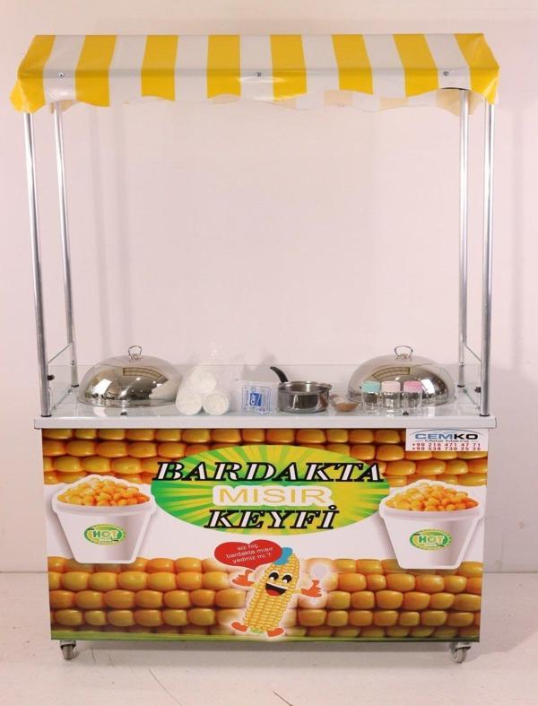 Cemko Çift Kazanlı Bardakta Mısır Tezgahı (Model Van) 60X120 - Image 1