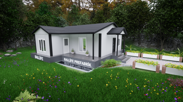 BALLİFEPREFABRİK 77 M2 STANDART PREFABRİK KONUT - Image 1