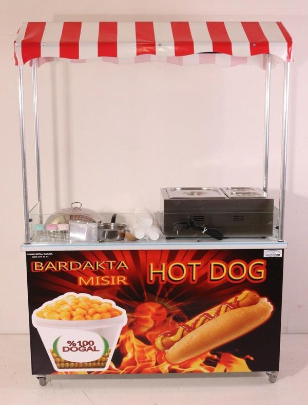 Cemko Hotdog Sosisli Ve Bardakta Mısır Arabası (Model Kırşehir) - Image 1