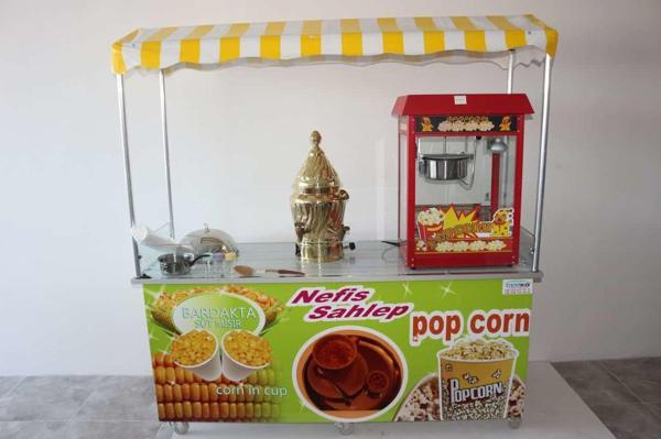 Cemko Sahlep Bardakta Mısır Ve Mısır Patlatma Arabası (Model Topkapı) 65X180 - Image 1