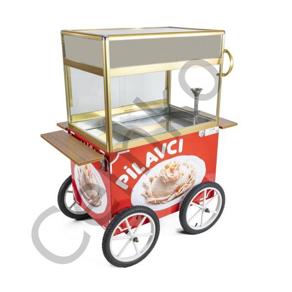 Cemko Pilavcı Arabası Tekerlekli Tüplü (Model Düzce) - Image 1