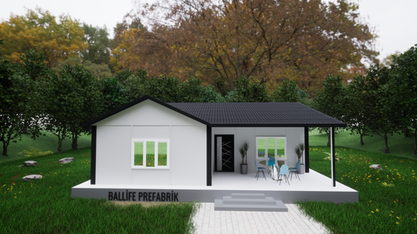 BALLİFEPREFABRİK 91 M2 STANDART PREFABRİK KONUT - Image 1
