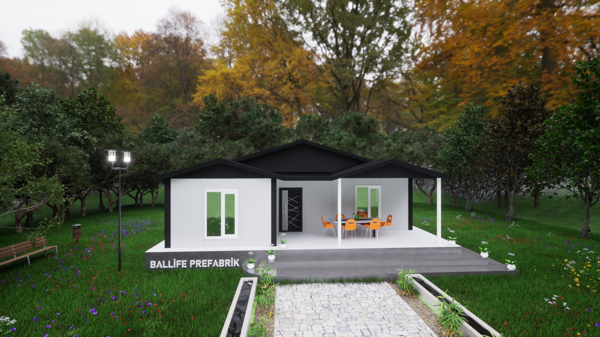 BALLİFEPREFABRİK 92 M2 STANDART PREFABRİK KONUT - Image 1