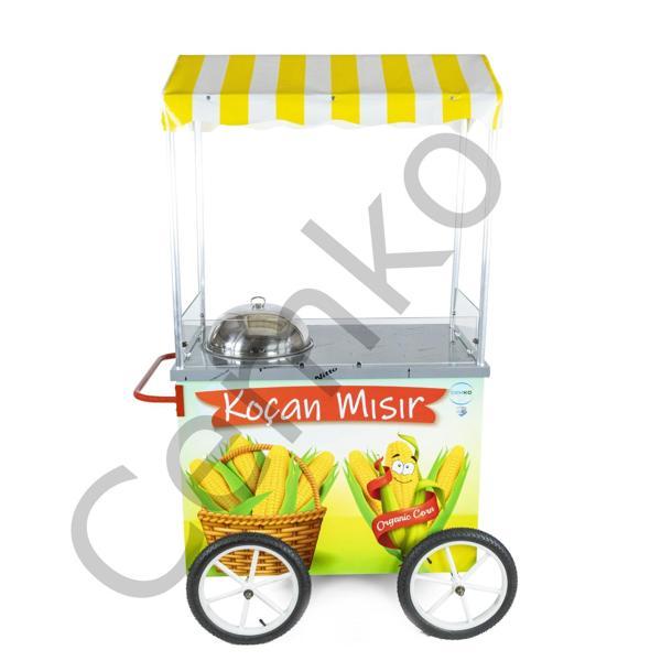 Cemko Süt Mısır Koçan Mısır Arabası 60X100 36 Lık Kazan (Model Sakarya) - Image 1