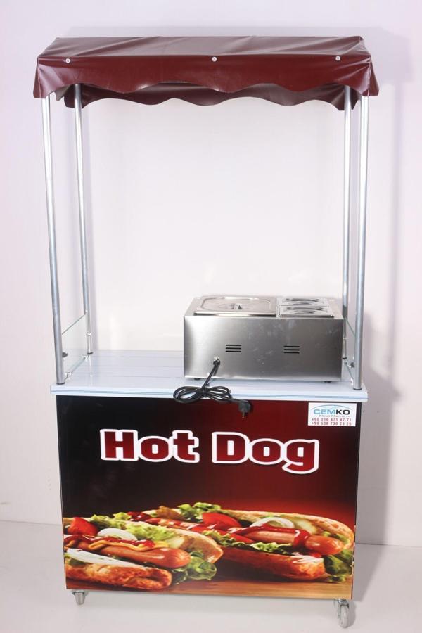 Cemko Hotdog Sosisli Arabası 60X100 (Model Muş) - Image 1