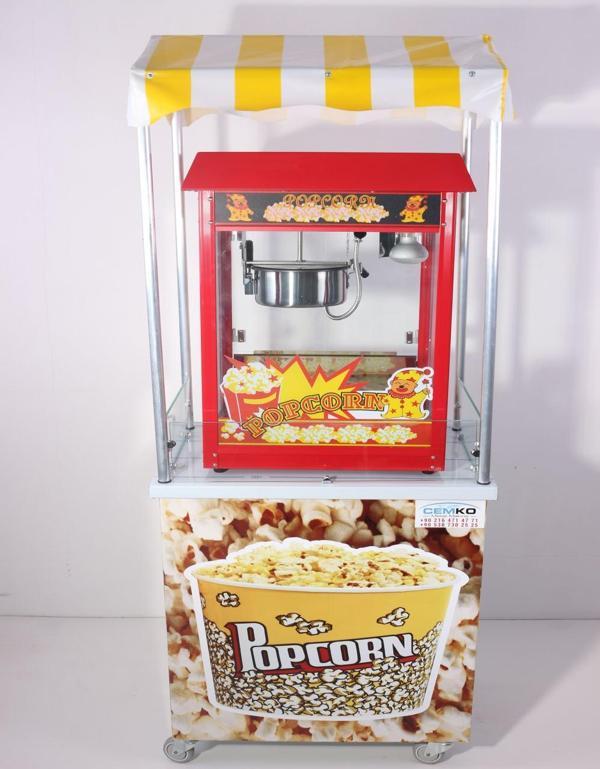 Cemko Popcorn (Patlamış Mısır) Arabası (Model Ürgüp) 50X70 - Image 1