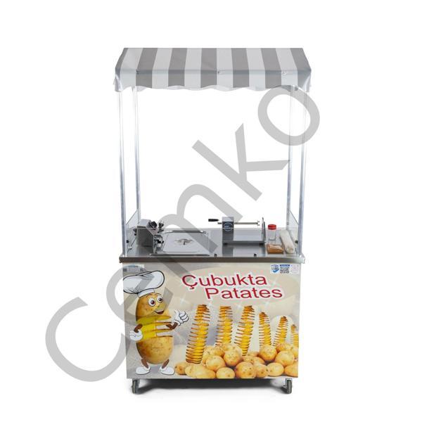 Cemko Çubukta Patates Arabası Elektrikli 60X100 (Model Gaziantep) - Image 1