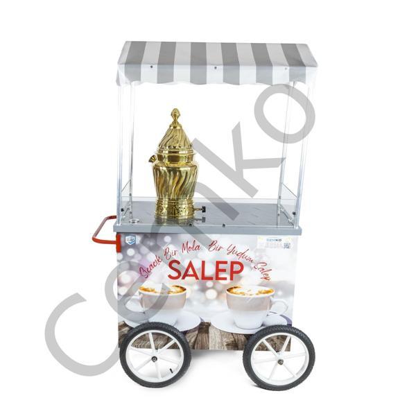 Cemko Sahlep Arabası Seyyar Tekerlekli Tüplü 60X100 (Model Rize) - Image 1