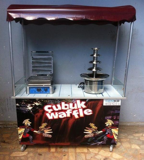 Cemko Çubukta Waffle Ve Çikolata Şelalesi Makinası (Model Sinop) - Image 1
