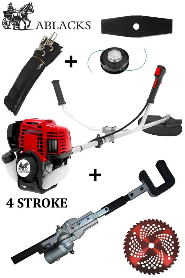 4 Zamanlı Profesyonel Yan Tırpan + Ağaç Silkeleme Aparatı - Image 1