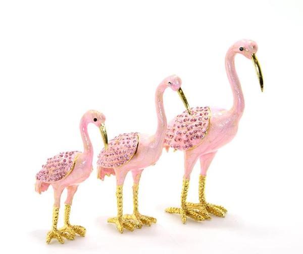 MDB Swarovski 3'lü Flamingo - Image 1