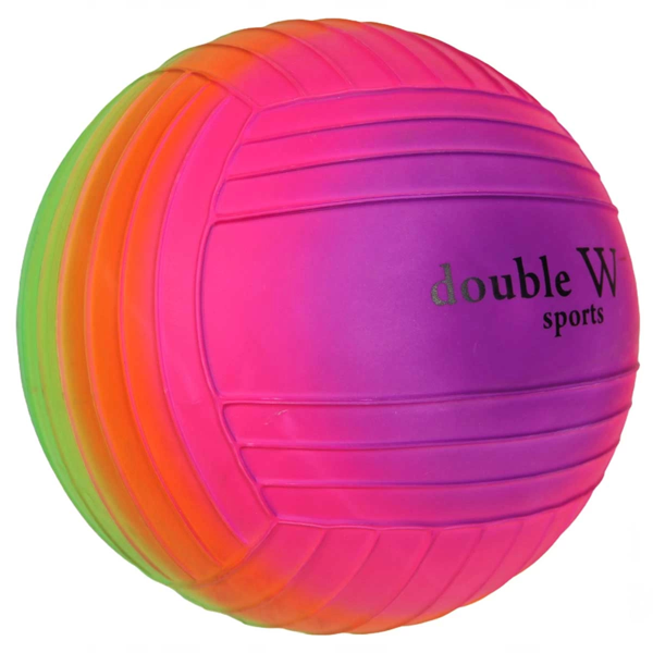 Double W Sports Gökkuşağı Tırtıklı PVC Top 23 cm - PLS-200 - Image 1