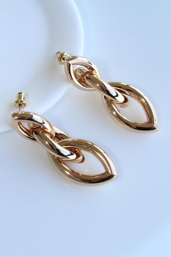 Premium Seri 3'lü Yaprak Model İğneli Kararmaz Kadın Küpe - Image 1