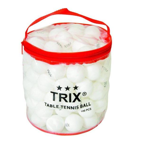 T-813A Trix Pinpon Topu Beyaz 100 Adet - Image 1