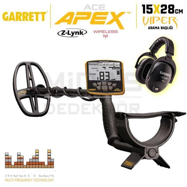 Ace Apex Dedektör Viper Başlıklı (15x28cm) MS-3 Z-LYNK Kablosuz Kulaklıklı - Image 1