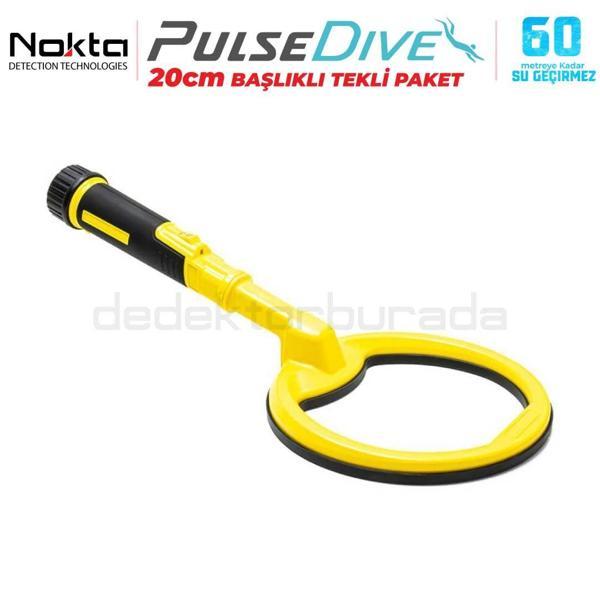 PulseDive Scuba Dedektörü - Tekli 20cm - Sarı - Image 1