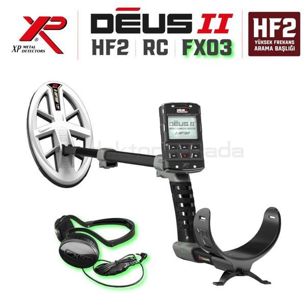 Deus 2 Dedektör - HF 2 Başlık, Ana Kontrol Ünitesi FX03 Kablolu Kulaklık  - Image 1