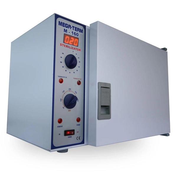 Mega Term Mini Manuel Sterilizatör | Dijital Isı Göstergeli 16 Lt Cihaz M-160 - Image 1