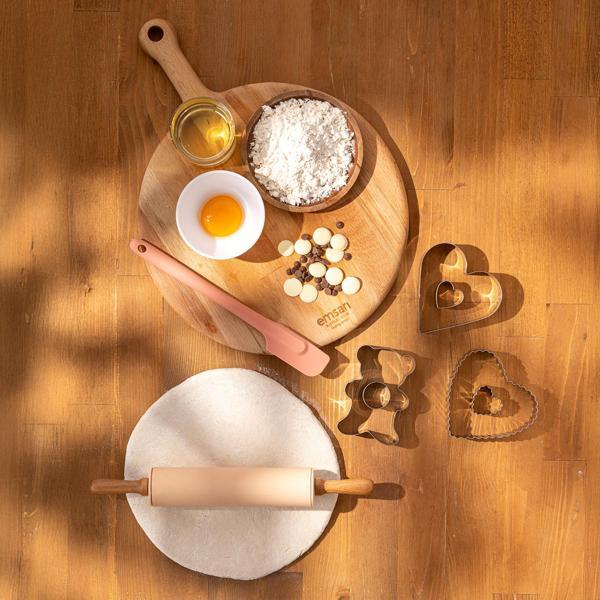 Emsan Rustik Kurabiye Kalıbı Seti 8 Parça - Image 1