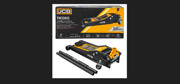 JCB 3 Ton Kriko Çift Pistonlu F1 Alçak Profil Timsah Kriko 35 Kg Profesyonel - Image 1