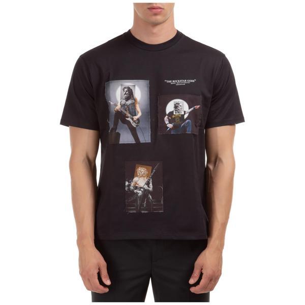 NEIL BARRETT ERKEK T-SHIRT PBJT805S-P523S-1874 - Image 1
