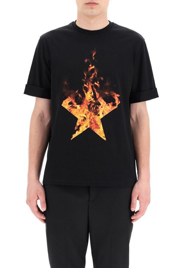 NEIL BARRETT ERKEK T-SHIRT PBJT822S-P540S-2366 - Image 1
