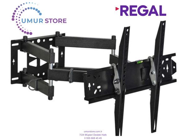 Regal 58uh D/8000 Uyumlu 58" Inç Hareketli Televizyon Duvar Askı Aparatı - Image 1