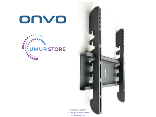 ONVO 40OVF6000F 40" inç Uydu Alıcılı Full HD Android Smart LED Uyumlu Televizyon Duvar Askı Aparatı - Image 1