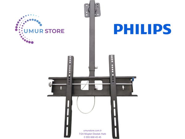 Philips 55PUS8609/62 55” 4K UHD LED Dolby Atmos Titan OS Ambilight 42-75 inç Uyumlu Televizyon Duvar - Image 1