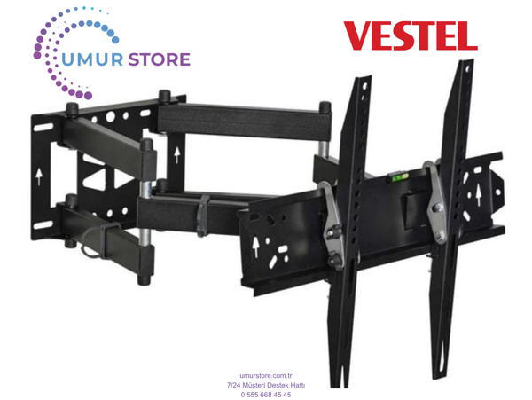Vestel 65u7060 Uyumlu 65" Inç Hareketli Televizyon Duvar Askı Aparatı - Image 1